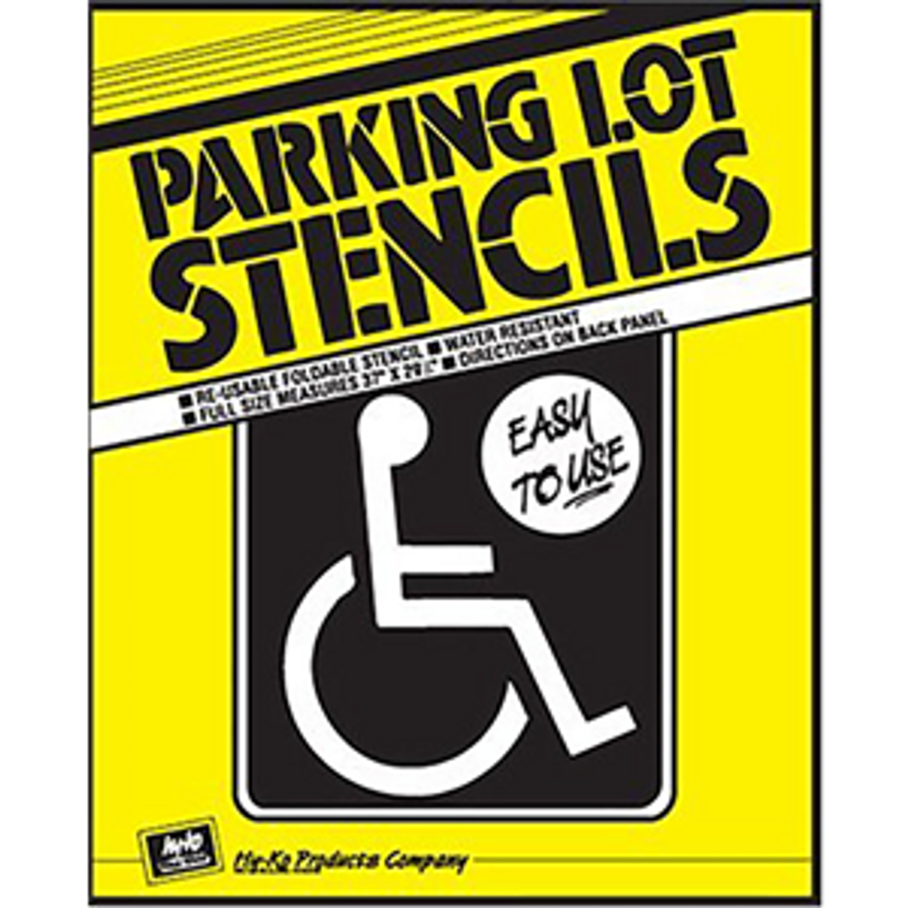 48 x 48 HY-KO Products PLS-60 Handicap Parking Lot Stencil