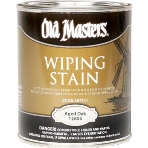 Old Masters 12604 Qt Aged Oak Wiping Stain