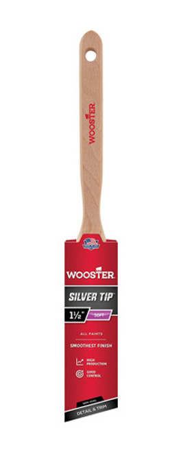 Wooster 5228 1 1/2" Silver Tip Semioval Angle Sash - 6ct. Case