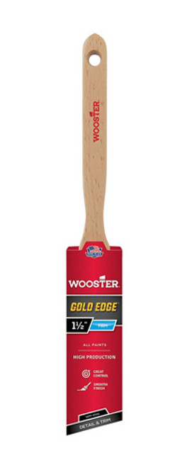 Wooster 5236 1-1/2" Gold Edge SemiOval Angle Brush - 6ct. Case