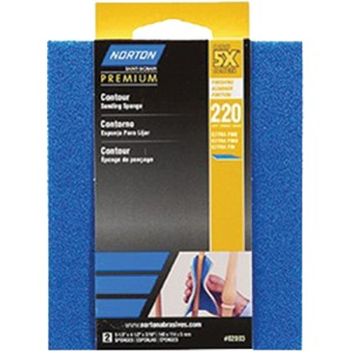 Norton 82083 5X 220 Grit Contour Sanding Pad