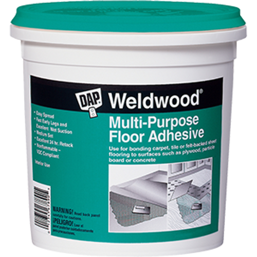 DAP 00141 QT WELDWOOD MULTI PURPOSE FLOOR ADHESIVE