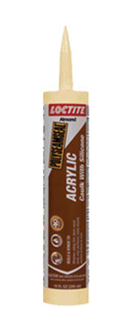 Loctite 1507598 10Oz Polyseamseal Almond Acrylic Caulk With Silicone 12Cc