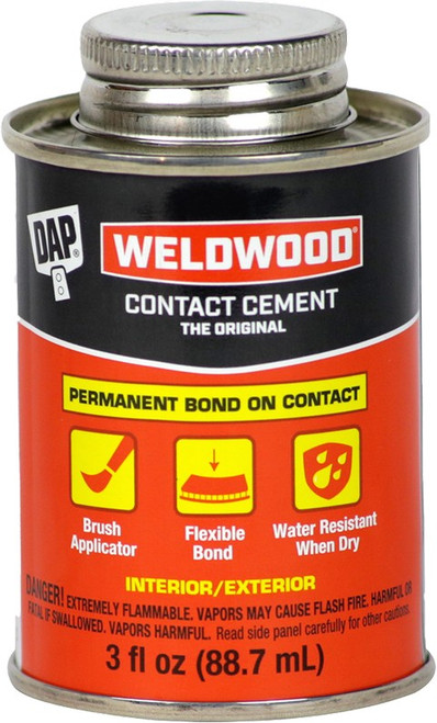 Dap 00107 3Oz Weldwood Contact Cement