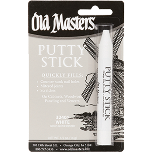 OLD MASTERS 32401 WHITE PUTTY STICK