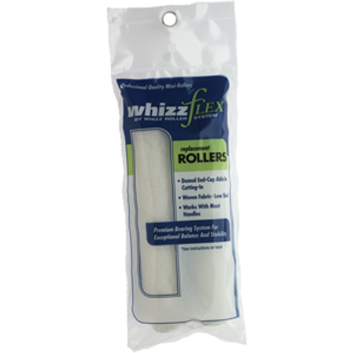 WHIZZ 44316 6" X 3/8" WHITE NAP WOVEN REFILL 2PK