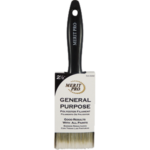 MERIT PRO 00292 2-1/2" GENERAL PURPOSE POLYESTER BRUSH