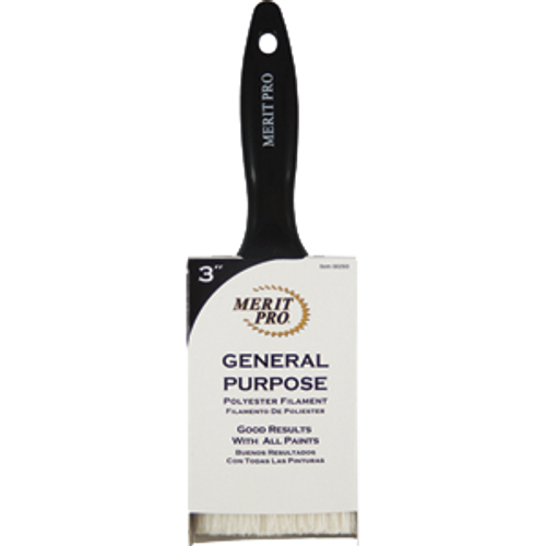 MERIT PRO 00293 3" GENERAL PURPOSE POLYESTER BRUSH