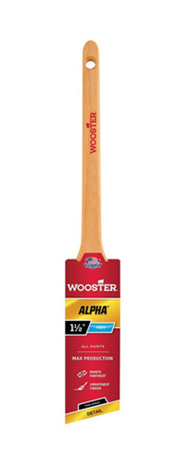 WOOSTER 4230 1-1/2" ALPHA THIN ANGLE SASH BRUSH - 6ct. Case