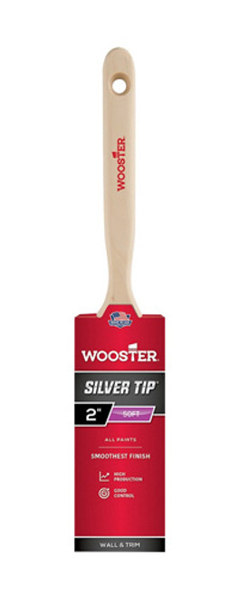 WOOSTER 5220 2" SILVER FLAT SASH BRUSH - 6ct. Case