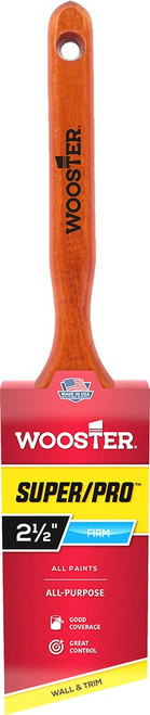 WOOSTER J4112 2-1/2" SUPER PRO LINDBECK ANGULAR SASH PAINT BRUSH