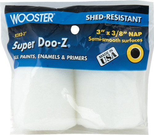 WOOSTER R282 3" REPLACEMENT ROLLER COVERS FOR R105 2PK