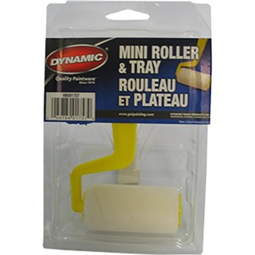 Dynamic HB001757 75mm x 5mm (3" x 1/4") Mini Roller & Tray Kit