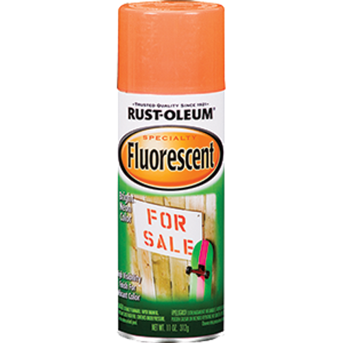 RUSTOLEUM 1954830 11OZ ORANGE FLUORESCENT SPECIALTY SPRAY