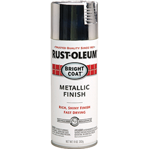 RUSTOLEUM 7718830 11OZ CHROME BRIGHT COAT METALLIC STOPS RUST SPRAY