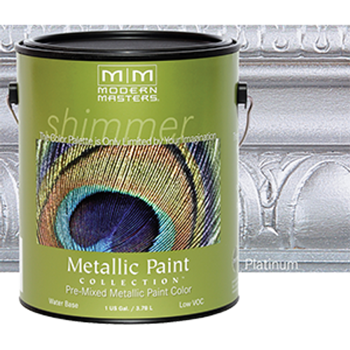 MODERN MASTERS ME591 1G PLATINUM METALLIC PAINT