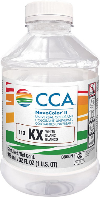 NovoColor 8800N Qt White KX No VOC Colorant - 6ct. Case