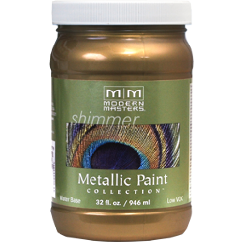 MODERN MASTERS ME238 QT BLACKENED BRONZE METALLIC PAINT - 4ct. Case