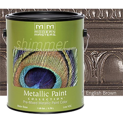 MODERN MASTERS ME525 1G ENGLISH BROWN METALLIC PAINT