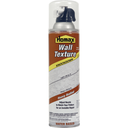 HOMAX 4065-06 20OZ WATER BASED KNOCKDOWN DRYWALL SPRAY TEXTURE