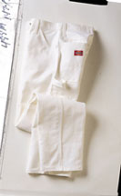 DICKIES 1953WH 30W X 32L WHITE PAINTERS PANTS