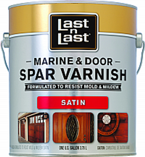 ABSOLUTE 50801 1G SATIN LAST N LAST MARINE & DOOR SPAR VARNISH 450 VOC