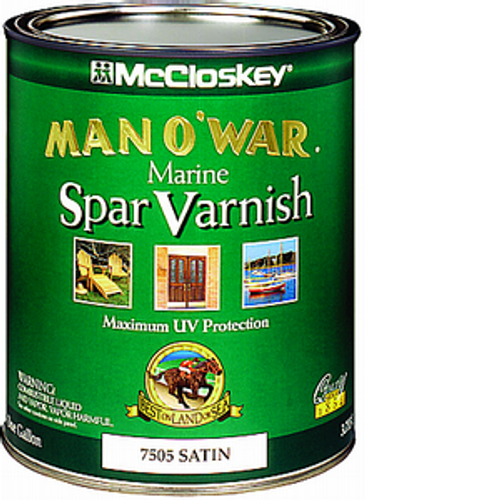 MCCLOSKEY 80-7505 QT SATIN MAN-O-WAR SPAR VARNISH 450 VOC