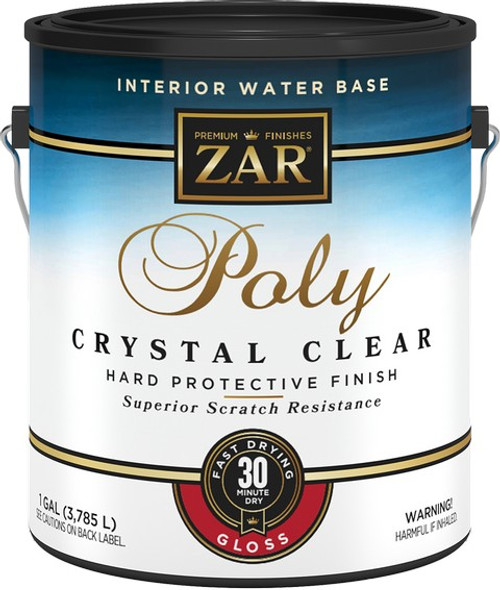 Zar 32413 1G Gloss Poly Crystal Clear Int WB