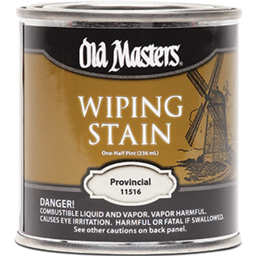 OLD MASTERS 11516 .5PT PROVINCIAL WIPING STAIN 240 VOC