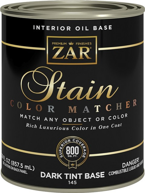 Zar 14512 Qt Color Matcher Dark Tint Base 145 Wood Stain