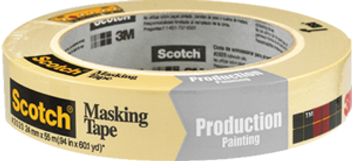 3M 2020-1A 1" X 60YD MASKING TAPE S/W