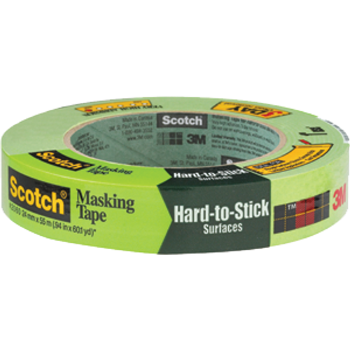 3M 2060-1A 1" X 60YD GREEN SCOTCH LACQUER MASKING TAPE S/W