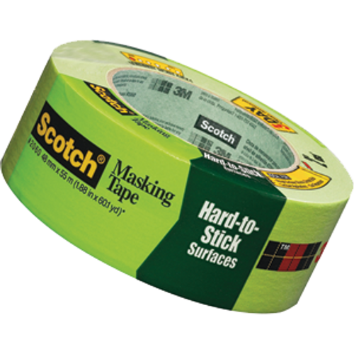 3M 2060-2A-BK 2" X 60YD GREEN SCOTCH LACQUER MASKING TAPE BULK