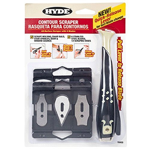Hyde 10450 Contour Scraper Kit w/ 6 Blades