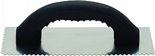 HYDE 19030 4-1/4" X 9-1/4" V-NOTCH ADHESIVE TROWEL STEEL BLADE