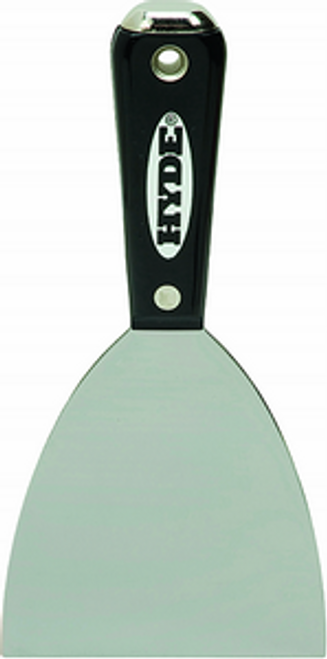 HYDE 02570 4" BLACK & SILVER FLEXIBLE HAMMER HEAD JOINT KNIFE
