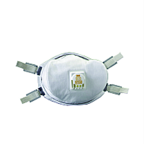 3M 8233 N100 PARTICULATE RESPIRATOR WITH VALVE,FACESEAL AND ADJUSTABLE STRAPS 1 = 1 RESPIRATOR