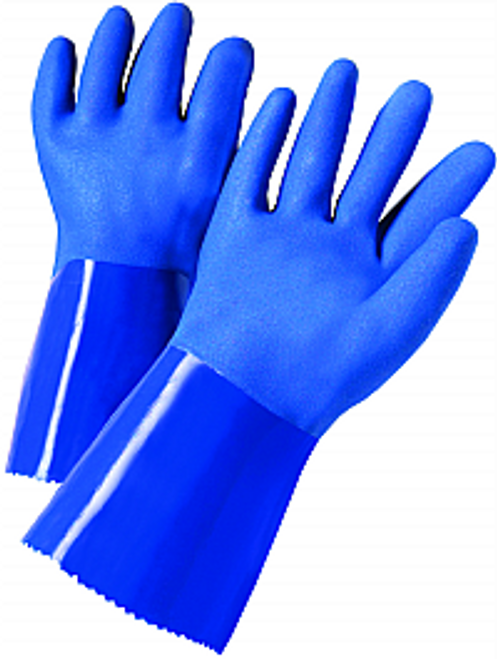 WEST CHESTER 13500 11" LRG BLUE CHEMICAL RESISTANT GLOVE