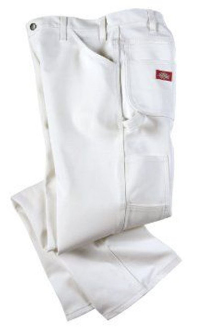 DICKIES 1953WH 36W X 34L WHITE PAINTERS PANTS
