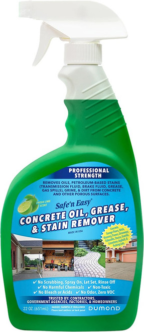 Dumond 0929 Safe 'n Easy Concrete Oil, Grease, & Stain Remover 22oz. 6ct. case