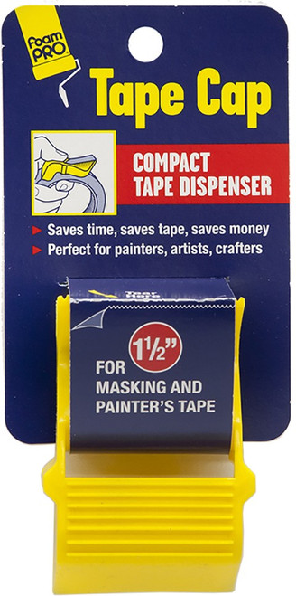 FoamPRO 147 1-1/2" Tape Cap Compact Masking Tape Dispenser