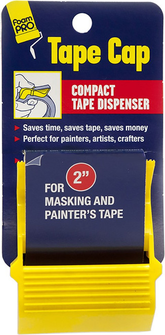 FoamPRO 148 2" Tape Cap Compact Masking Tape Dispenser - 30ct. case