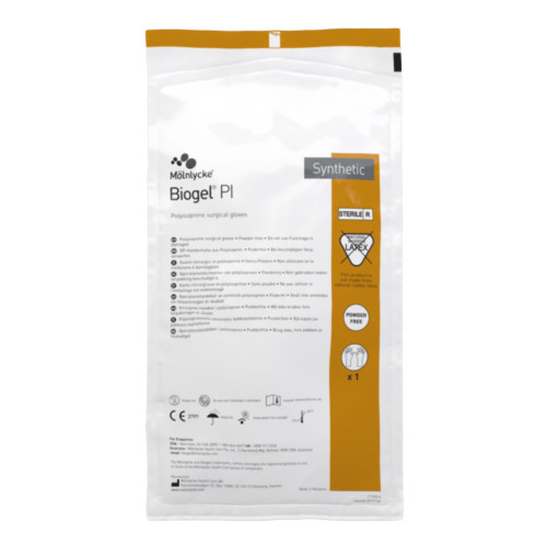 Biogel PI Polyisoprene Surgical Glove, Size 6.5, Straw Color