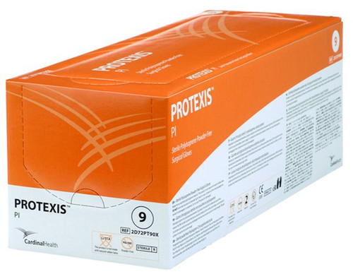 Protexis PI Polyisoprene Surgical Glove, Size 8, Ivory