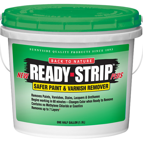 1/2 Gal Sunnyside 65864A Back to Nature Ready-Strip Advanced Safer Paint & Varnish Remover - Case of 4