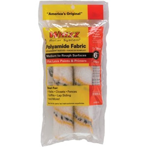 Whizz 58016 6" Premium Gold Stripe 1/2" Nap Mini Roller 2Pk