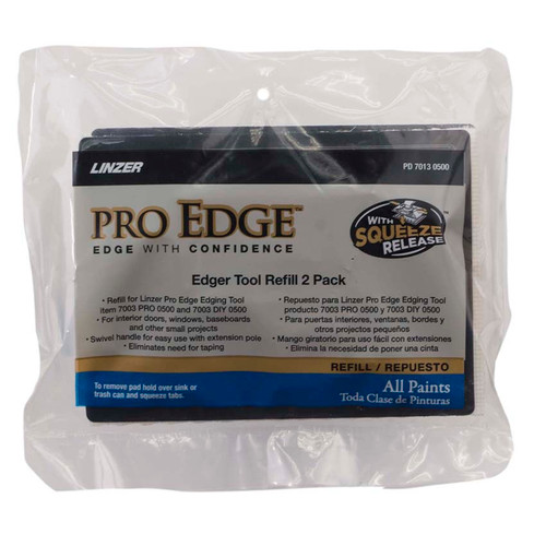 5" Linzer PD 7013 Blue Pro Edge Refill For 5" Edger Pad Painters, 2-Pack