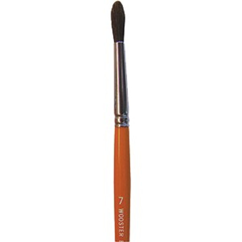 Wooster F1624 #7 Camel Hair Watercolor Pointed Artist Brush