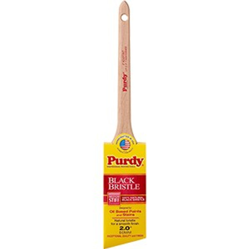 Purdy 144024020 2" 100% Natural Black Bristle Med Stiff Adjutant Angular Paint Brush