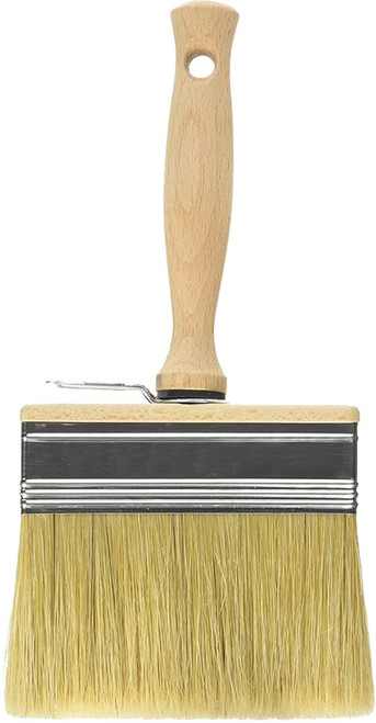 Bestt Liebco 501480800 #123 4-3/4" Master Stainer White China Bristle Block Brush